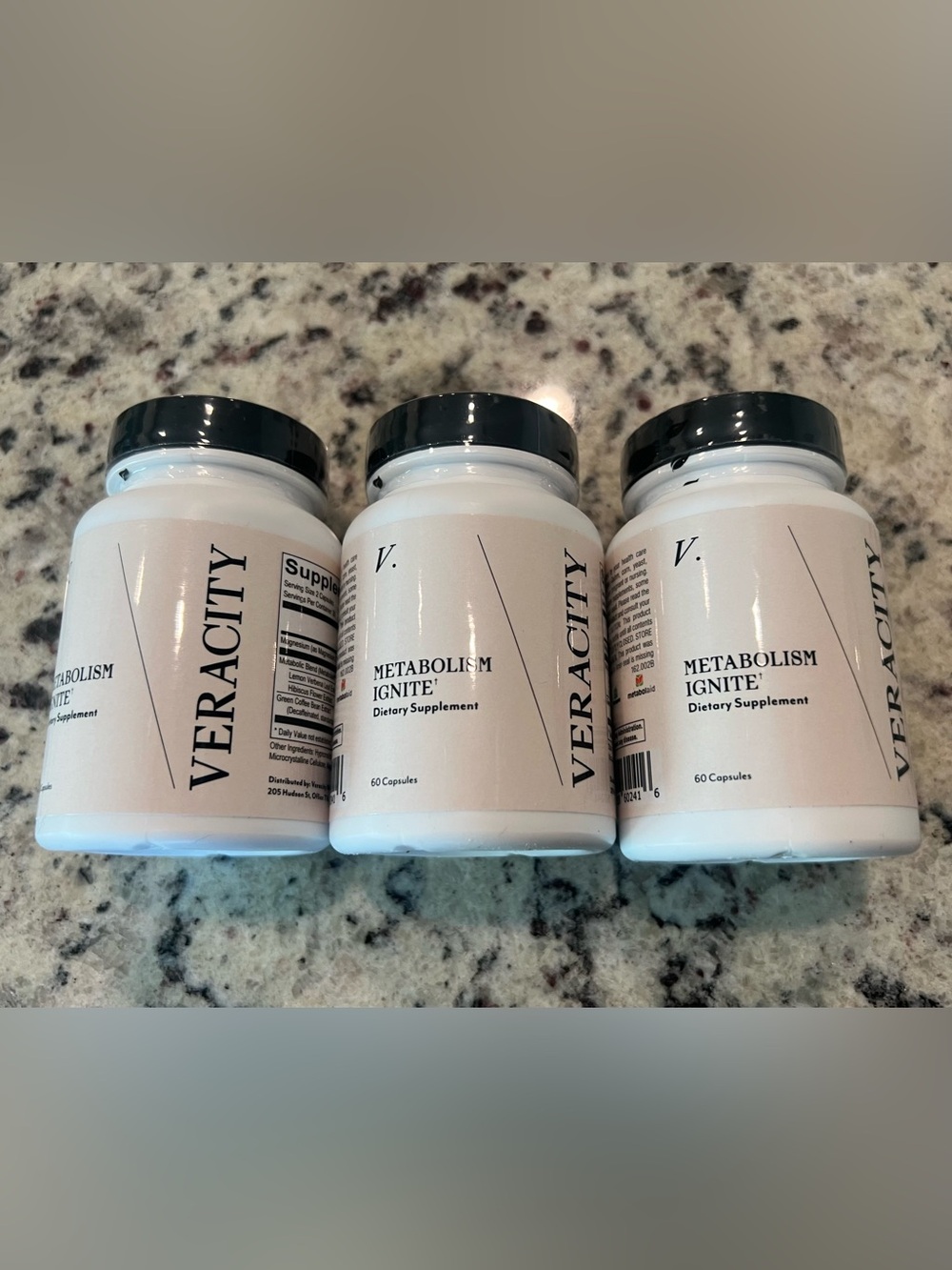 Veracity Metabolism Ignite-3 bottles
